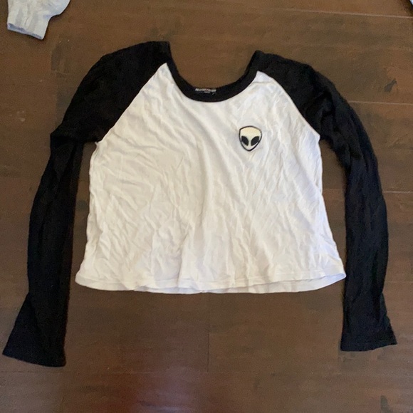Brandy Melville Tops - NOT FOR SALE: Brandy Melville crop top, long sleeves